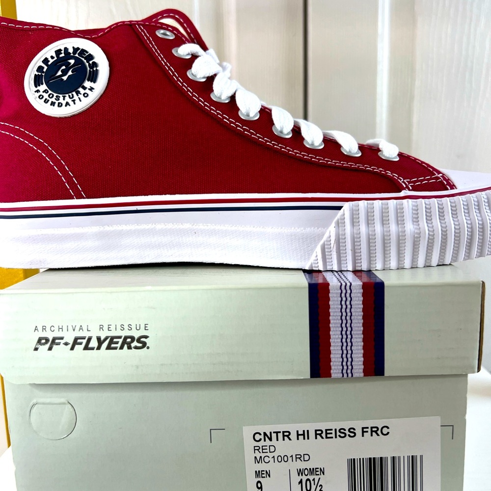 Brand new PF Flyers canvas Center Hi sneakers. An American Classic.